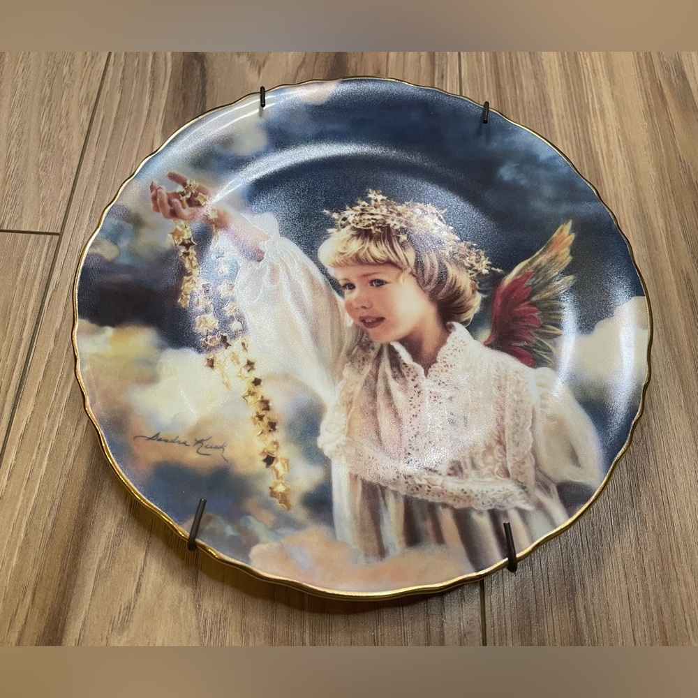 Vintage 1994 Angel of Sunshine Precious Angels Plate Limited Edition 4667B